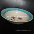 beautiful hand painted stoneware bowl